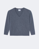 Pull en cachemire gris pour femme - Kujten packshot