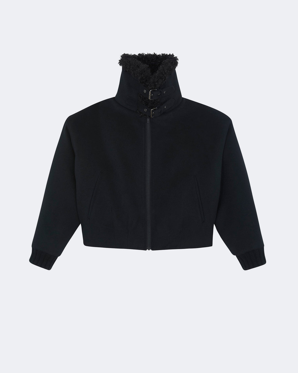 Bomber g9 cachemire noir - Kujten packshot