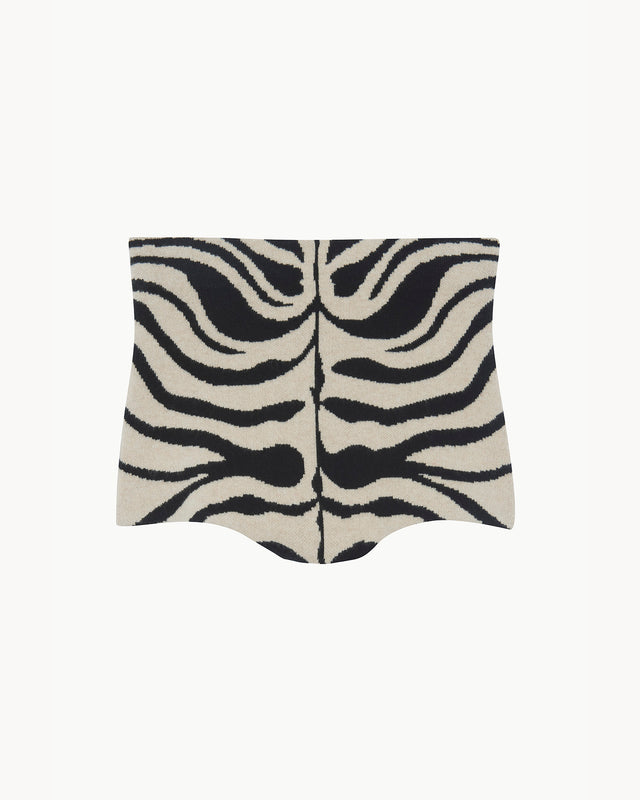 Précommande | Short GS zebra beige organic - Image principale