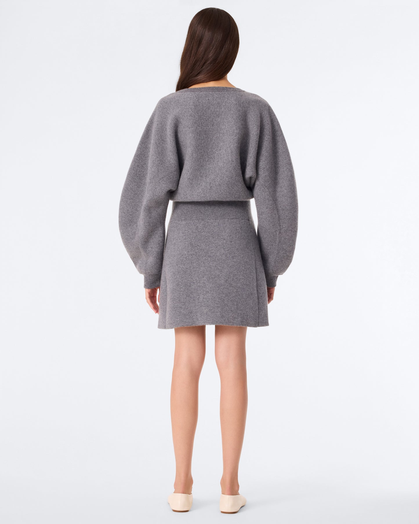 Robe Cesana gris flanelle