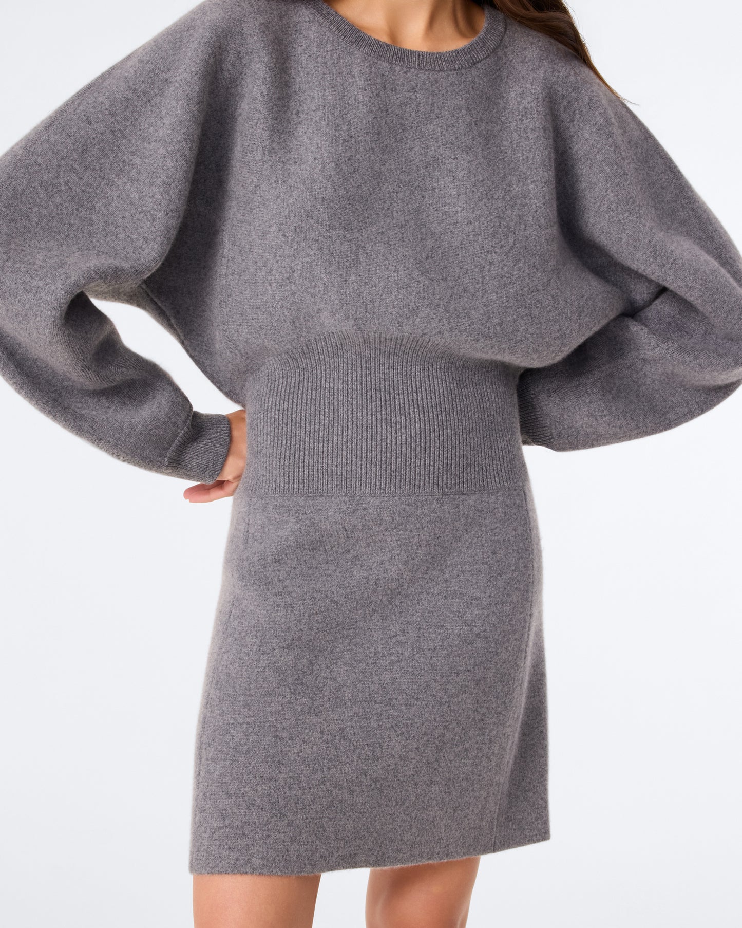 Robe Cesana gris flanelle