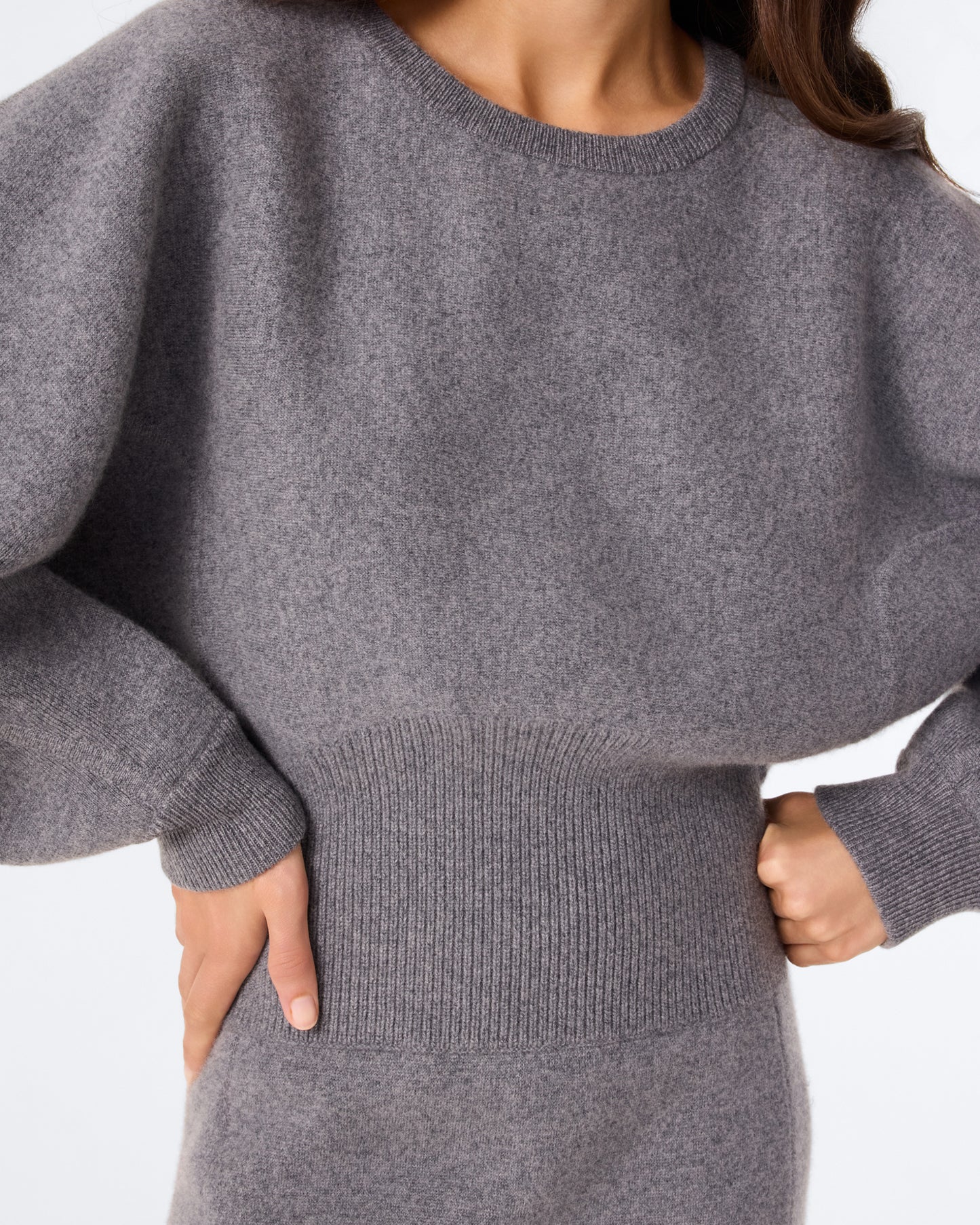 Robe Cesana gris flanelle