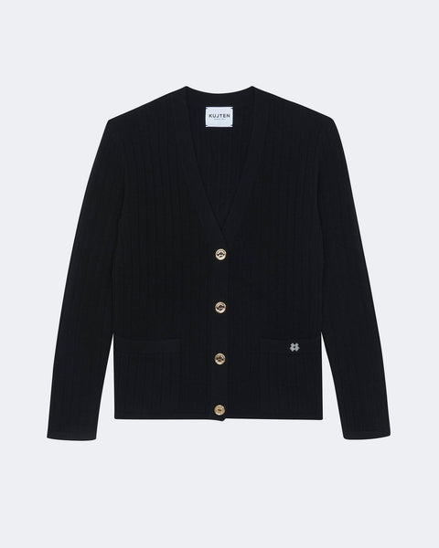 Cardigan Ancona noir - Image 4