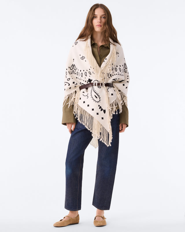 Shawl Sohare Bandana white - Image principale