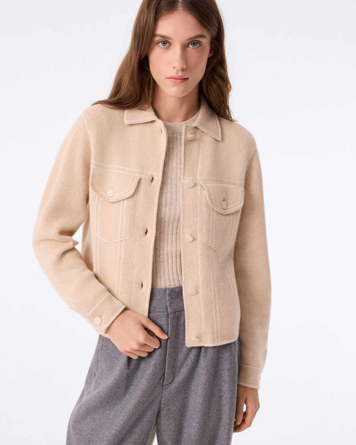 Jacket Jessinora organic beige