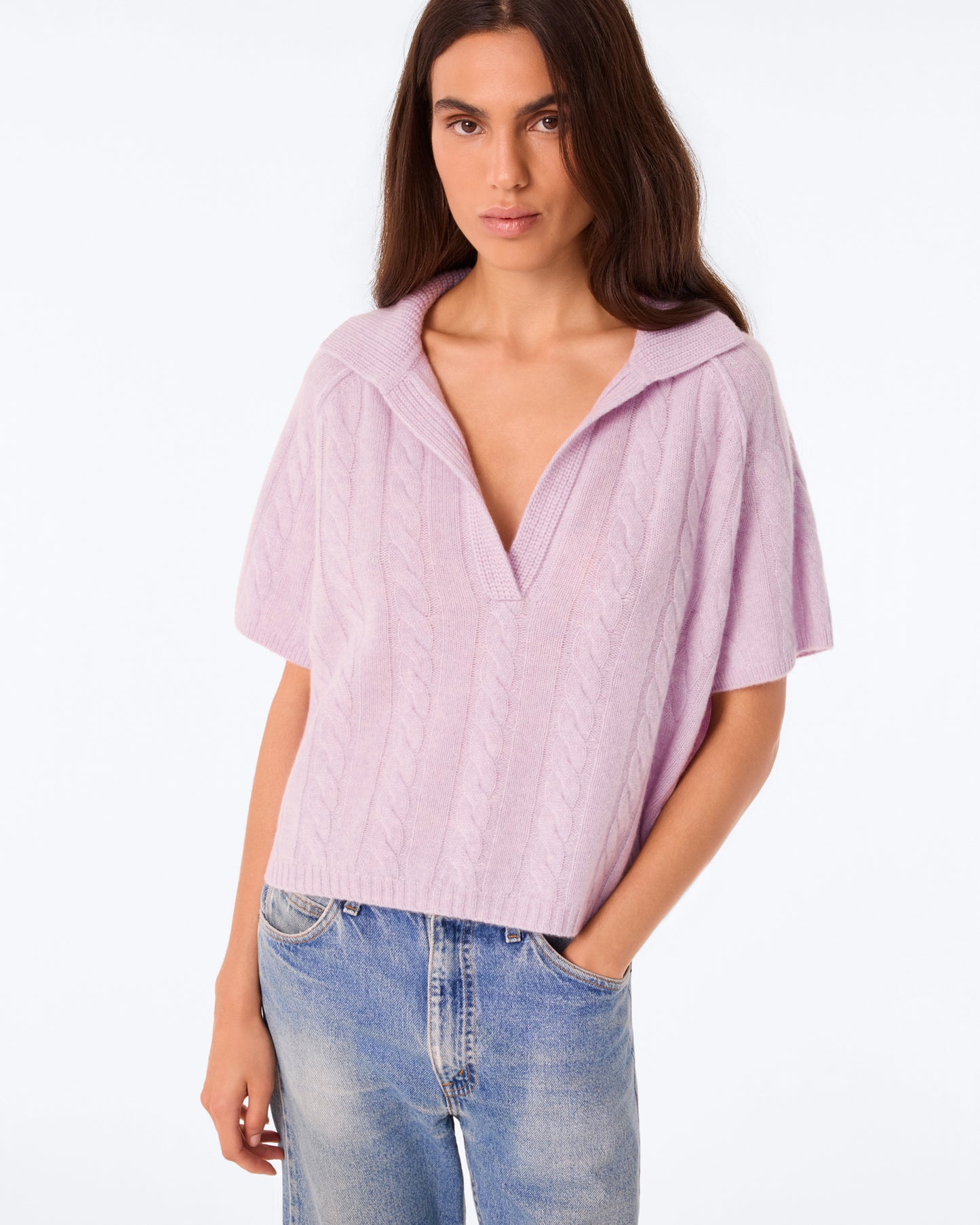 Polo Aenor Cable lavender mist