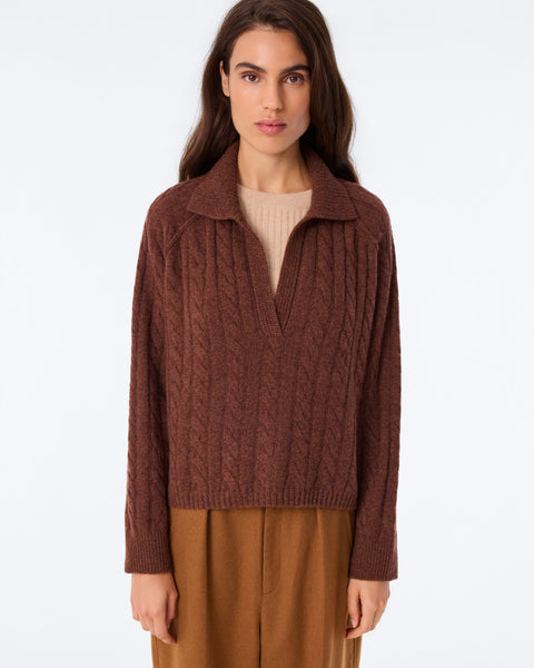 Polo Aenora Cable Pecan Brown - Image 2