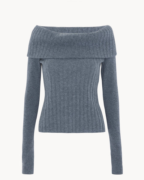 Top Alessia Flannel Gray - Image 4