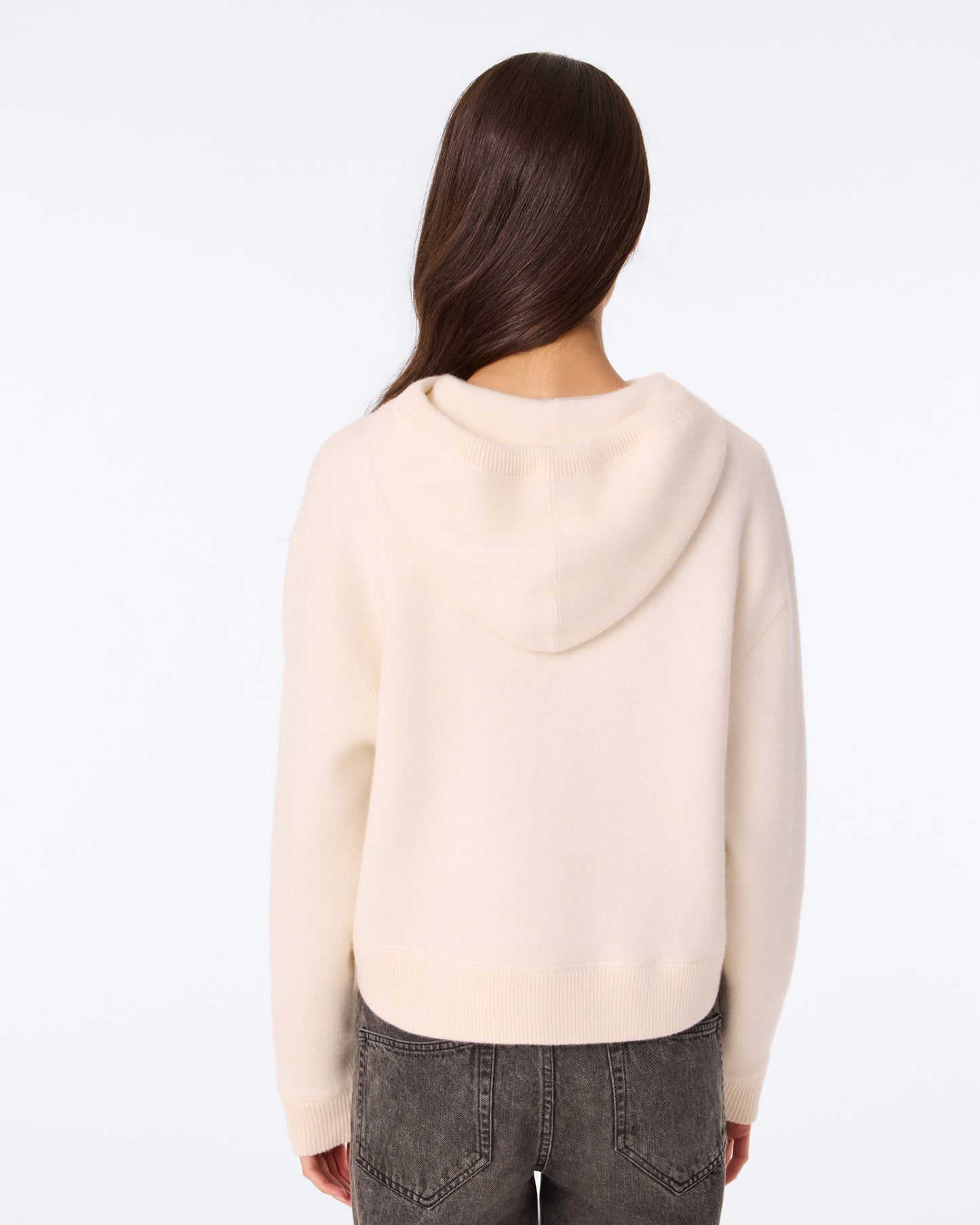 Hoodie Mona blanc