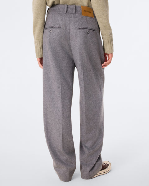 Trousers Wantina flannel gray - Image 4