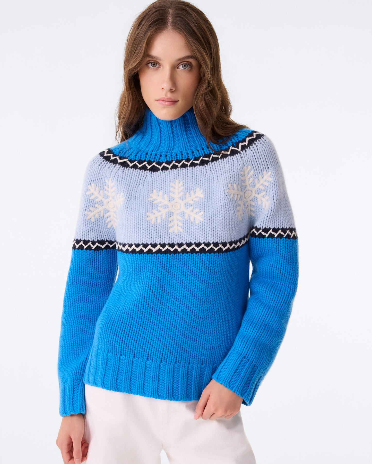 Pull Floka bleu givré