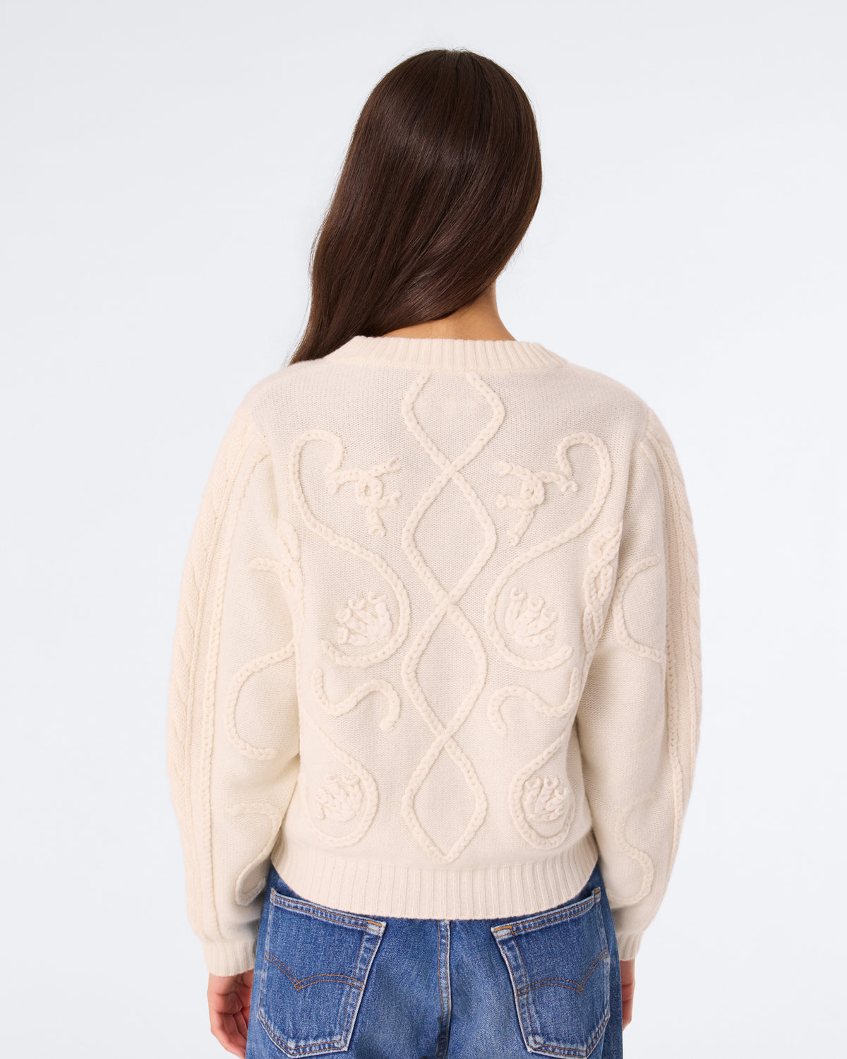 Pull Monina blanc