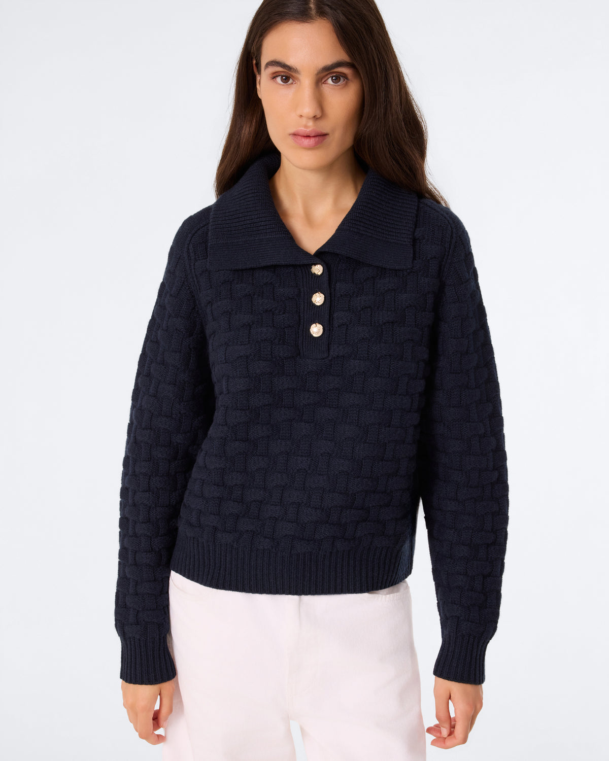 Sweater Latoya Matelina dark navy blue