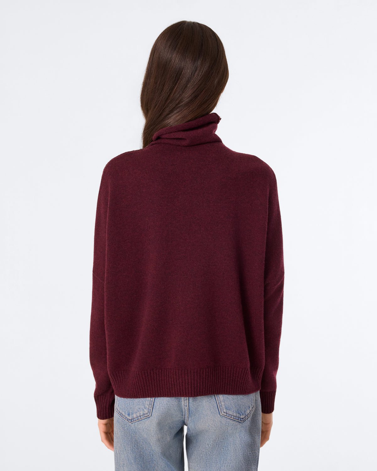 Pull Thea Leather bordeaux