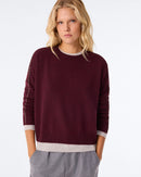 Pull Amea Leather bordeaux