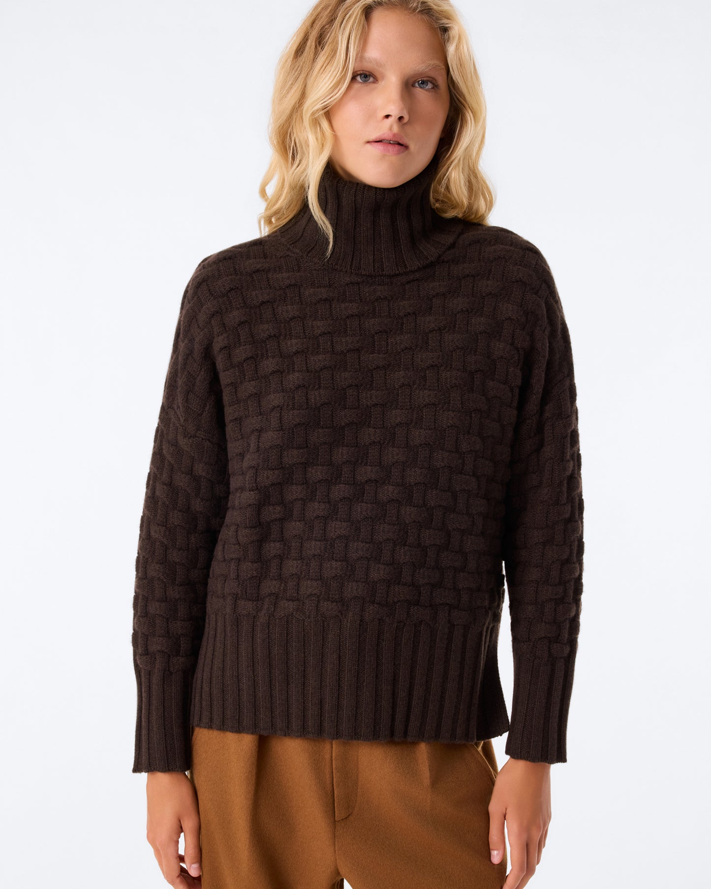 Pull Yoko Matelina marron