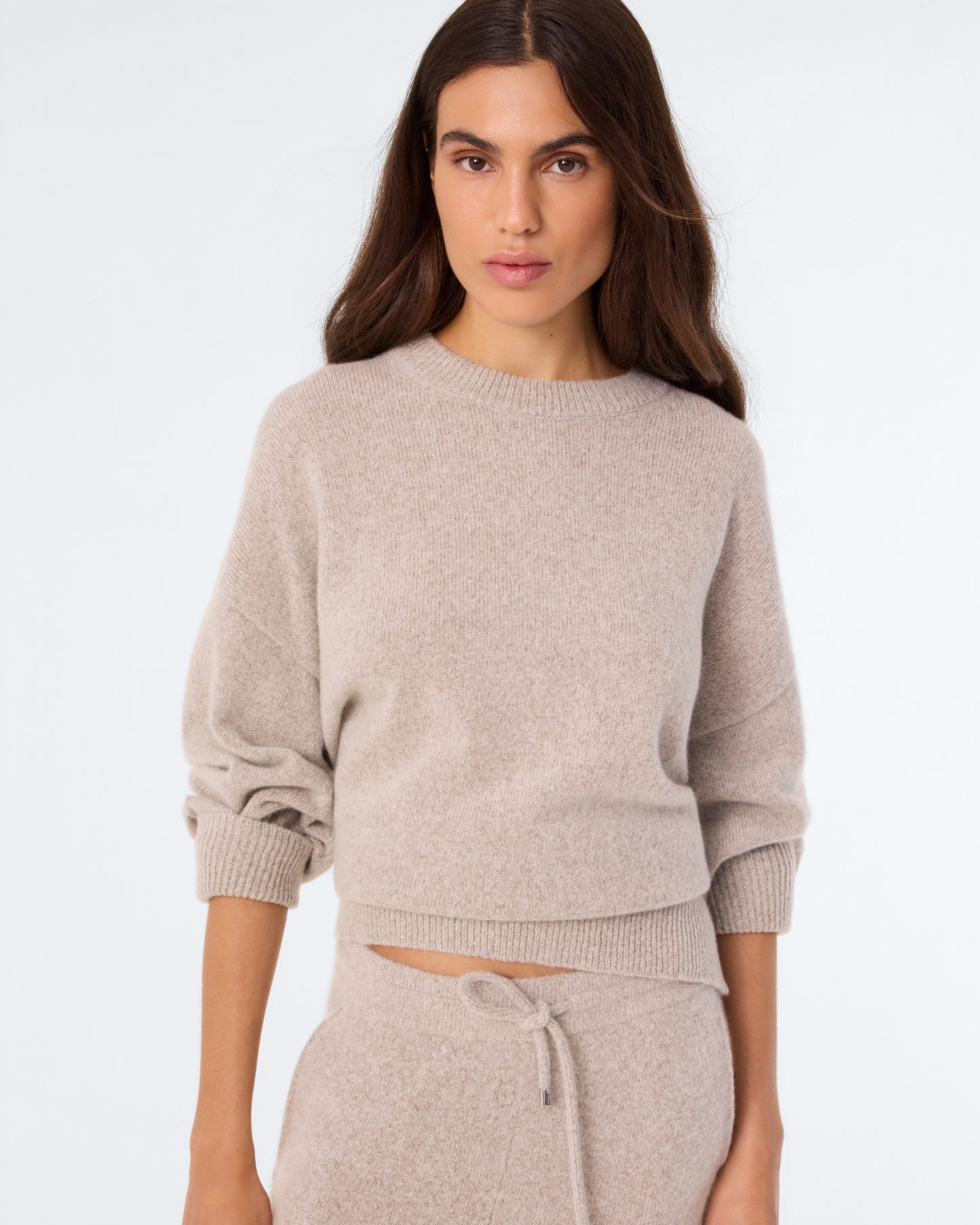 Pull Benita Nimbus marron noisette