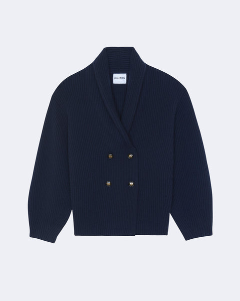 Cardigan Arita bleu marine foncé - Image 4