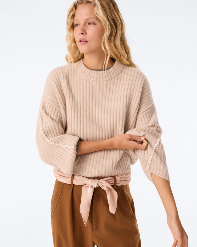 Sweater Ilana Organic Beige - Image principale