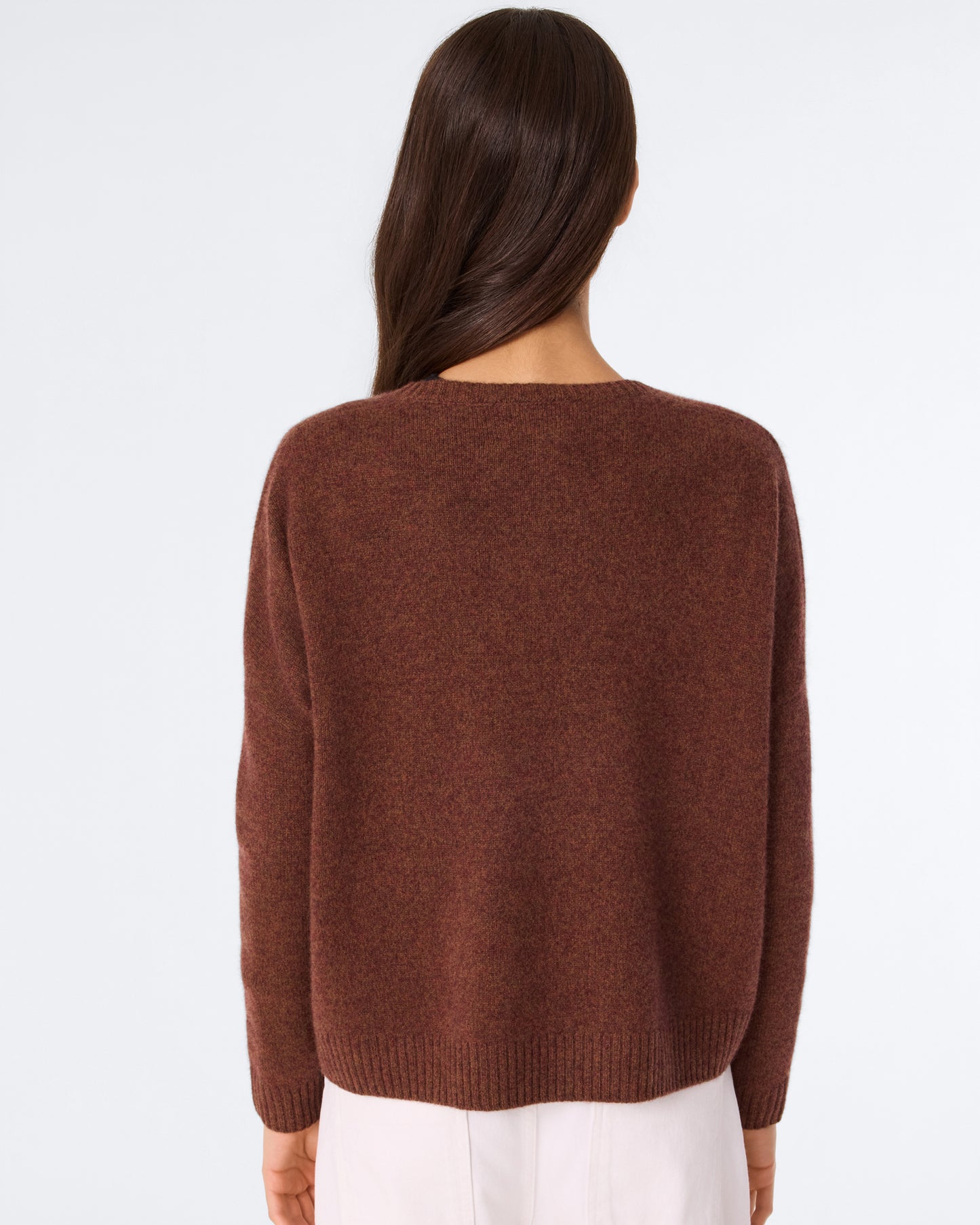 Pull Amelie Leather marron pécan