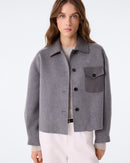 Veste Tavia gris flanelle