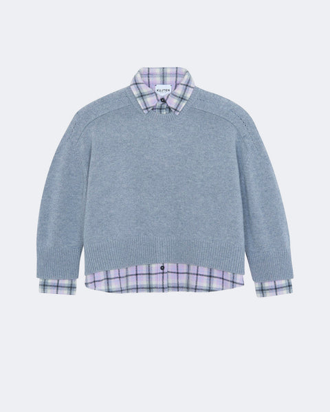 Pull Diane Shirt gris chiné - Image 4