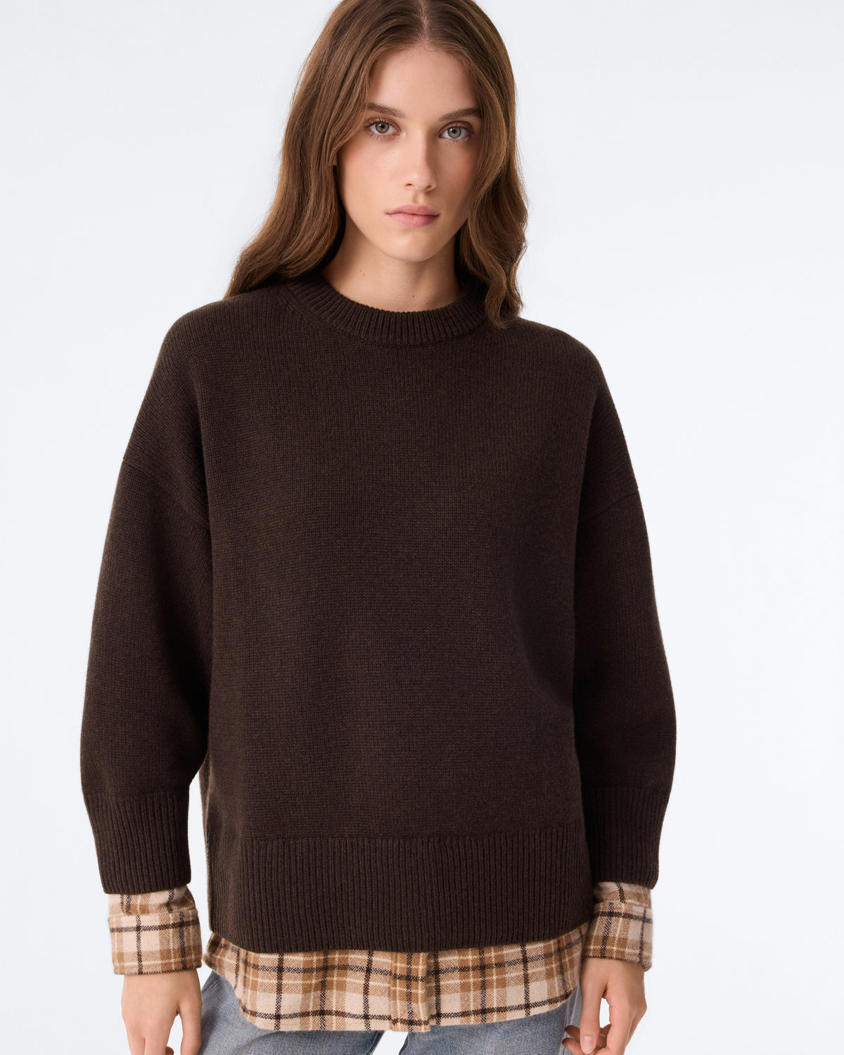 Pull Benita Shirt marron