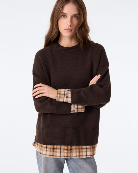 Sweater Benita Shirt brown - Image 2