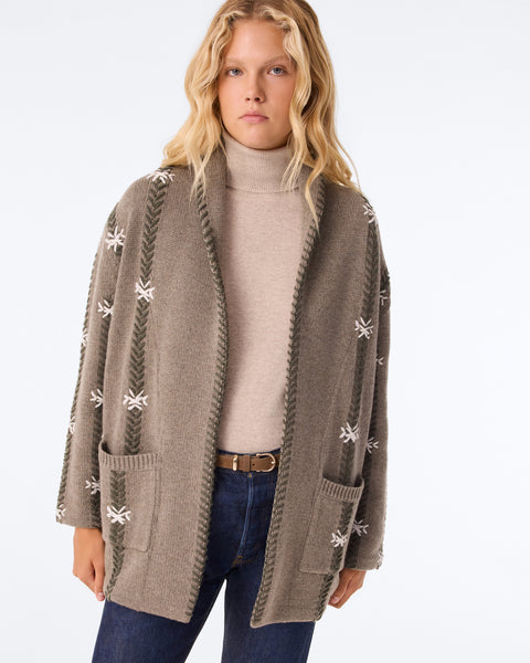 Gilet Cody Flake kaki chiné - Image 2