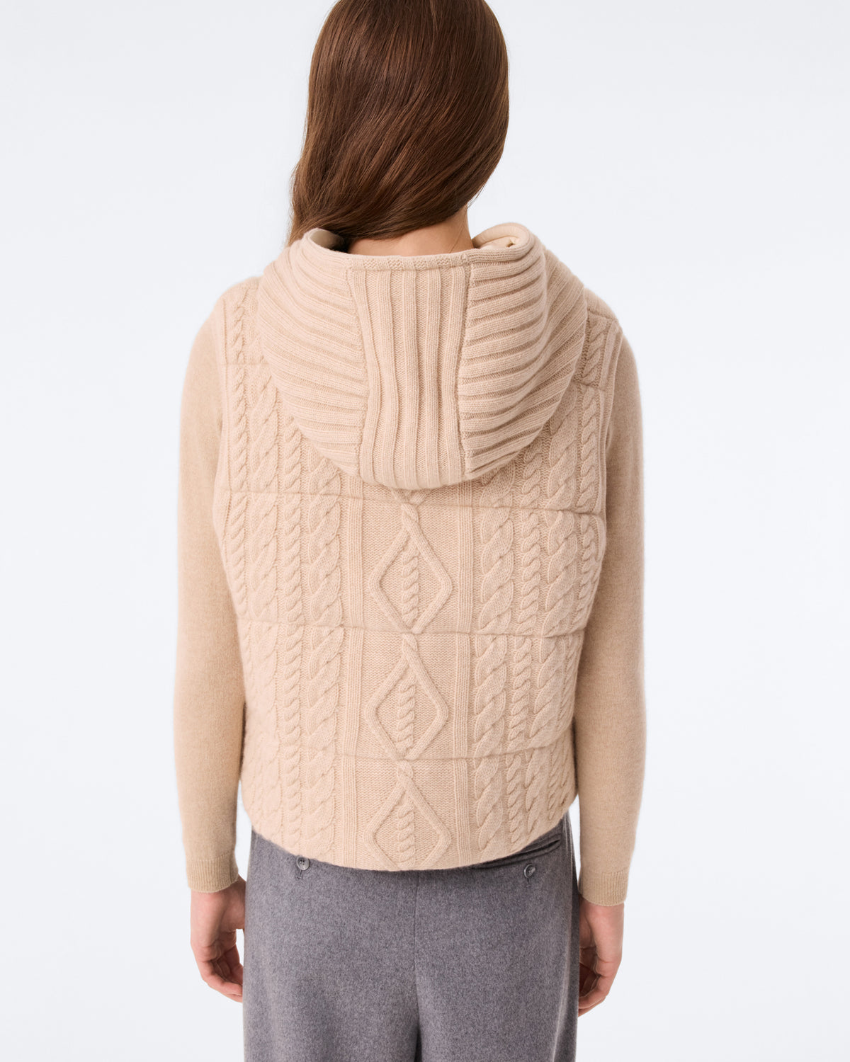 Gilet Miriana beige organic