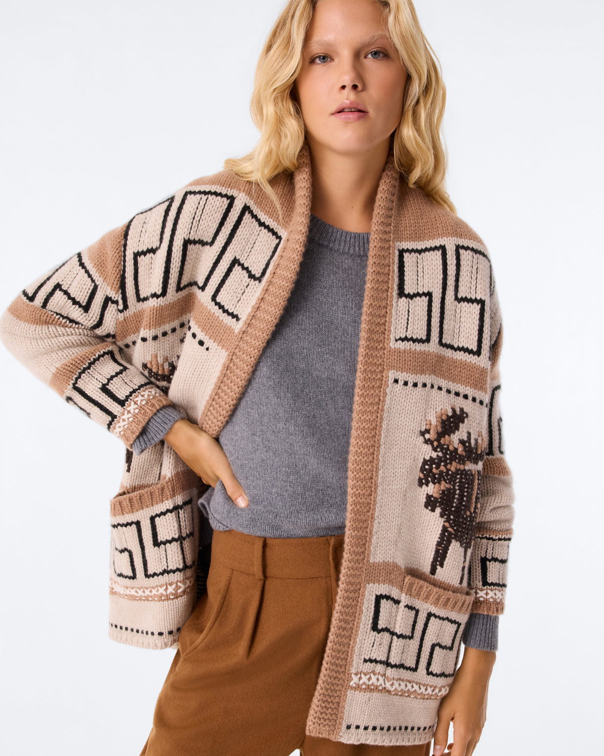 Gilet Cody Moose marron