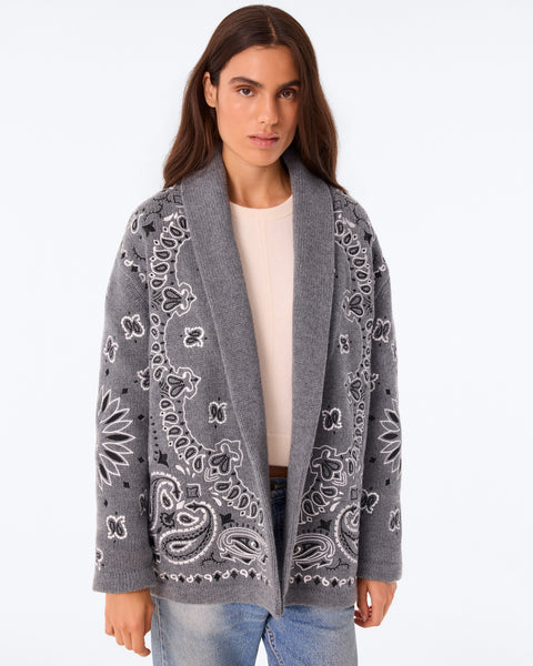 Vest Cody Bandana Bico Flannel Gray - Image 2