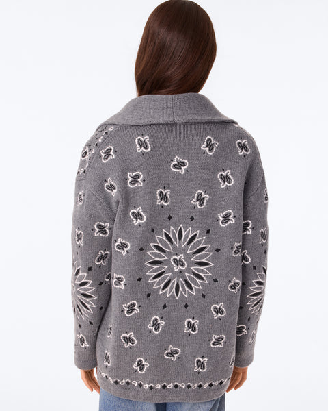 Vest Cody Bandana Bico Flannel Gray - Image 3