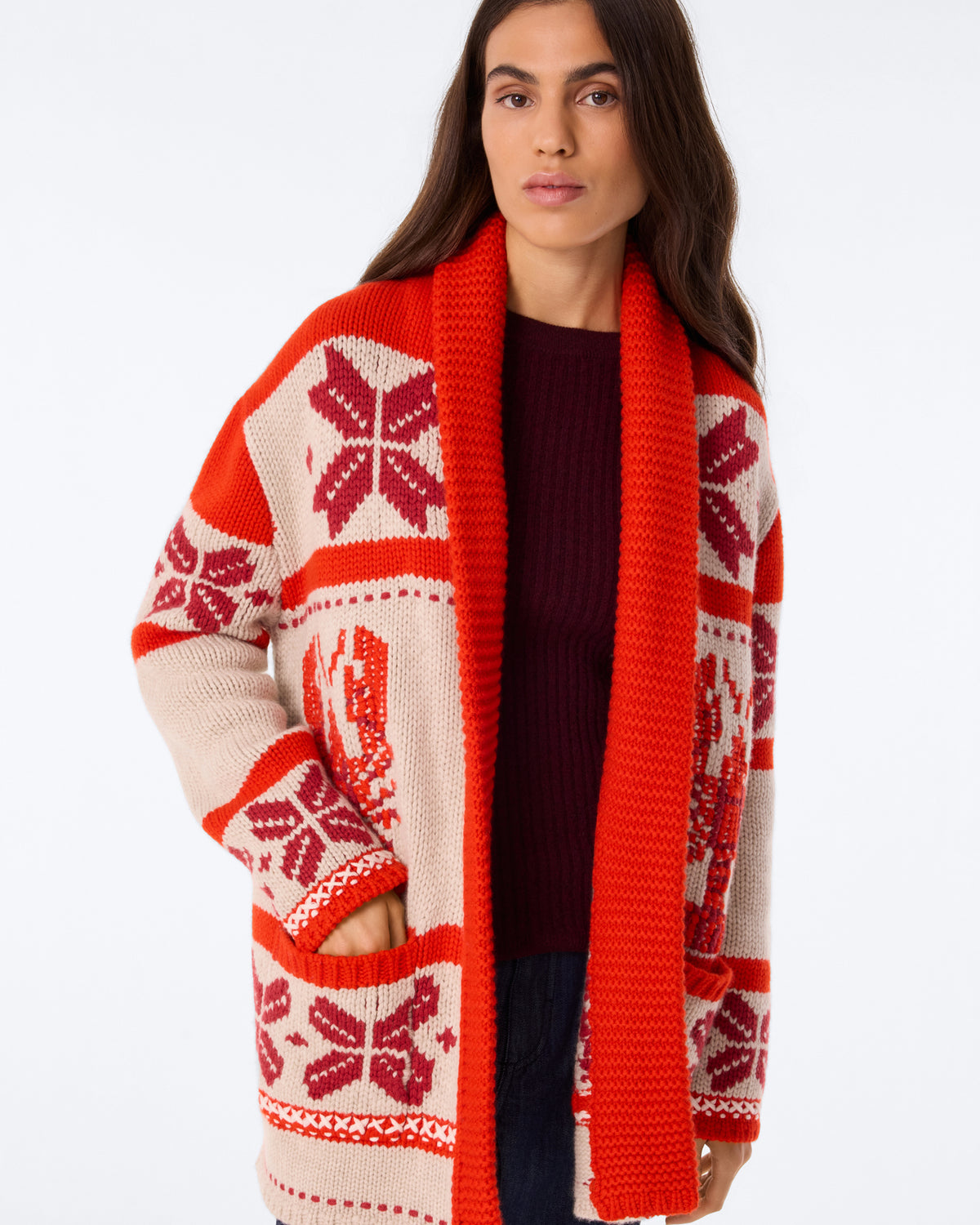 Gilet Cody Homard orange rosso