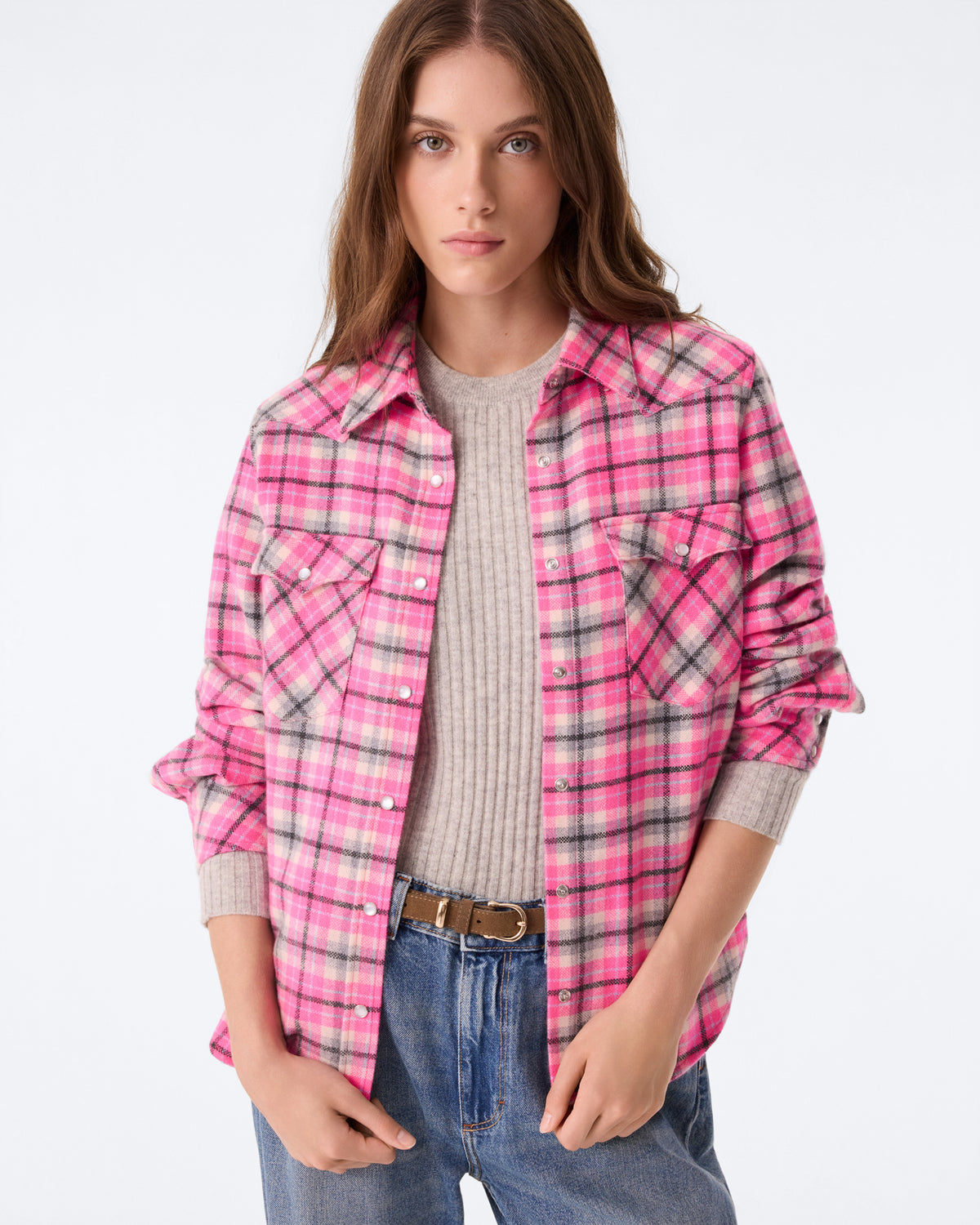 Chemise Lumber Carreaux cattleya
