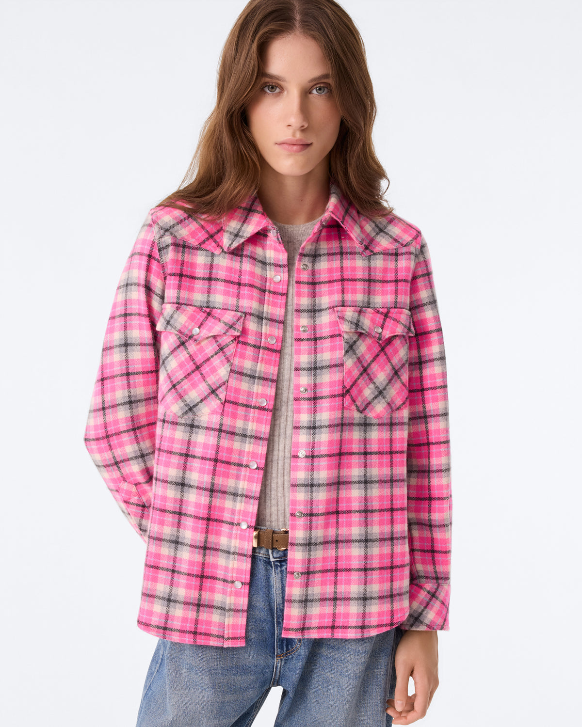 Chemise Lumber Carreaux cattleya