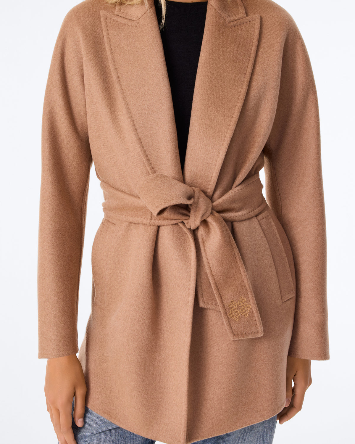 Manteau Amaretta marron camelo