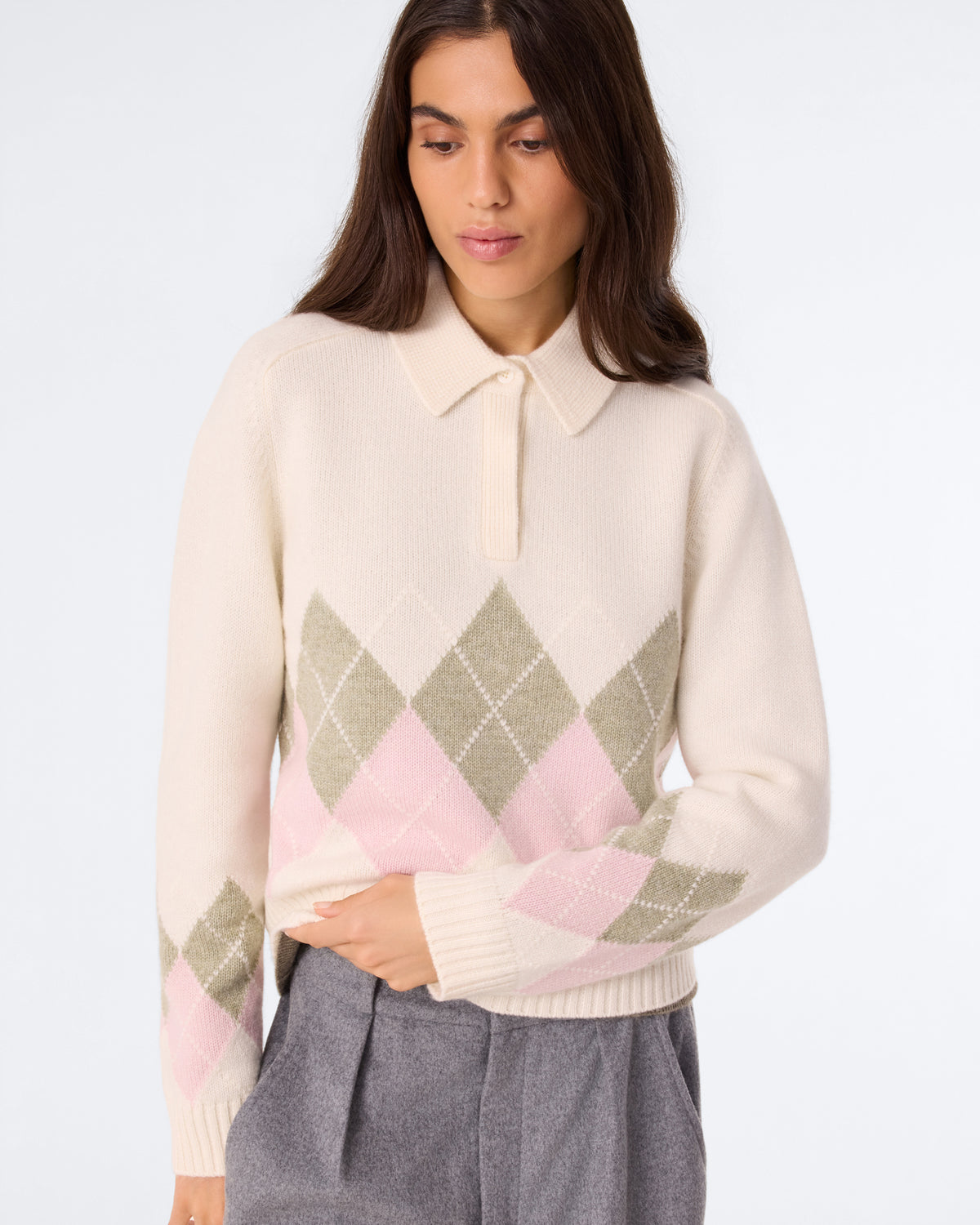 Polo Royce Burli khaki pink