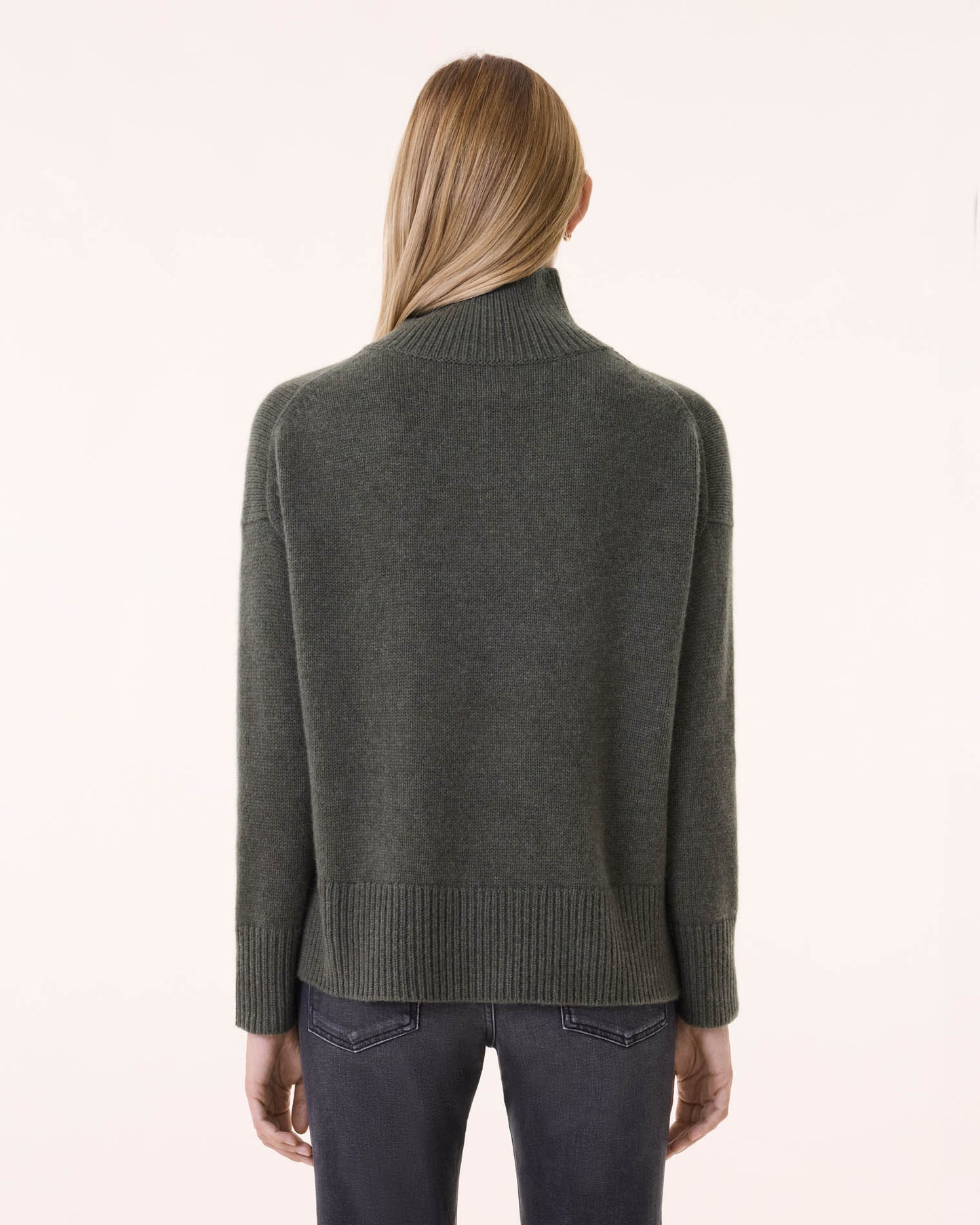 Pull Ulla kaki foncé