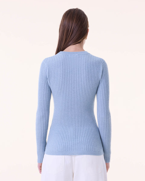 Pull Bibi bleu vintage - Image principale