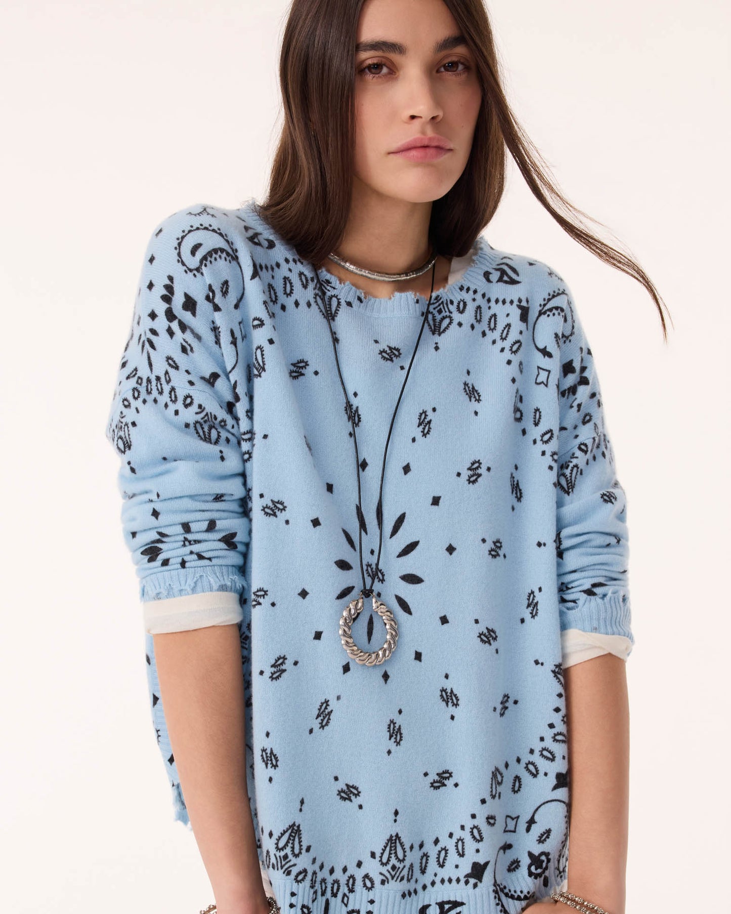 Sweater Mela Bandana Zephyr blue