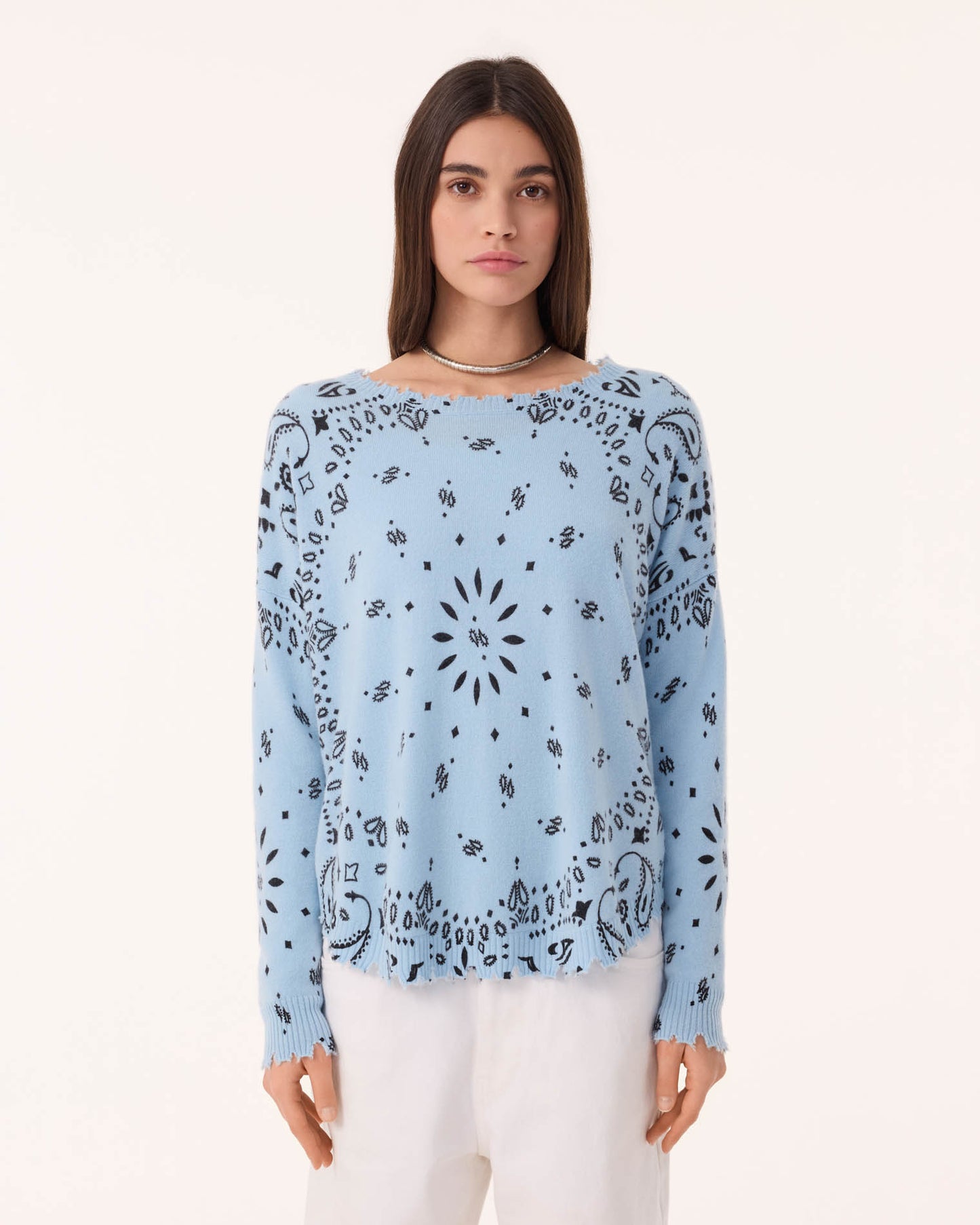 Sweater Mela Bandana Zephyr blue