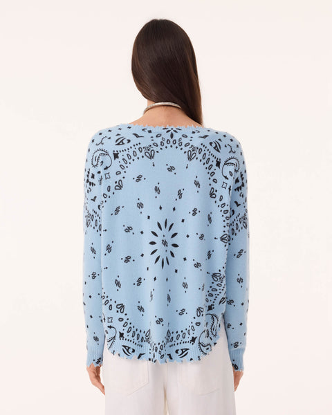 Sweater Mela Bandana Zephyr blue - Image principale