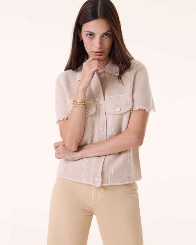 Veste Jessinda beige organic - Image principale