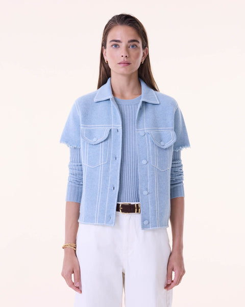 Veste Jessinda bleu vintage - Image principale