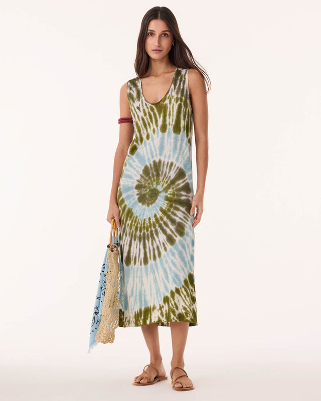 Dress Longue Ramo Sunny kombu green - Image principale