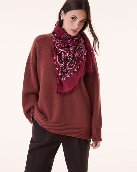 Sweater Gs Diane earth burgundy - Image principale