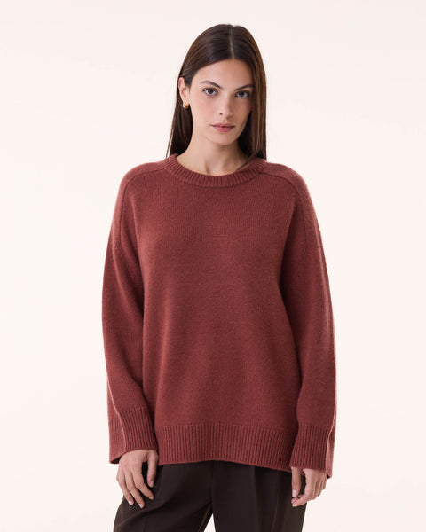 Sweater Gs Diane earth burgundy - Image principale