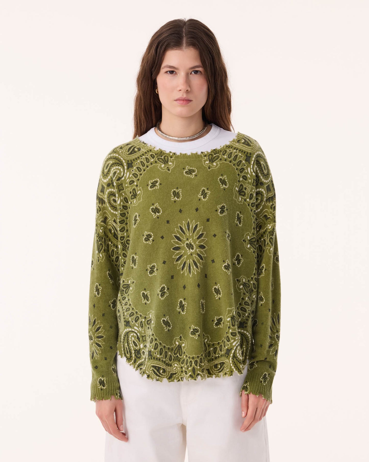 Sweater Mela Bandana Bico cactus