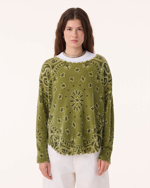 Sweater Mela Bandana Bico cactus - Image principale